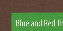Blue and Red Things (2nd edition) cover image