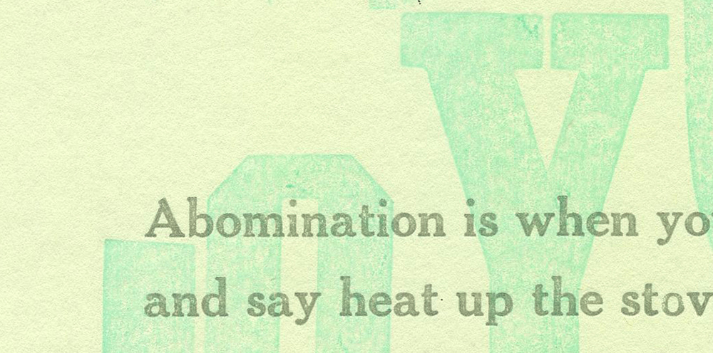 What Is Abomination cover image